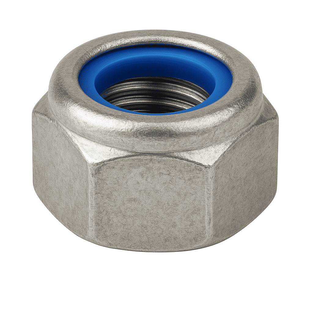 Galvanised DIN985 Lock Nut